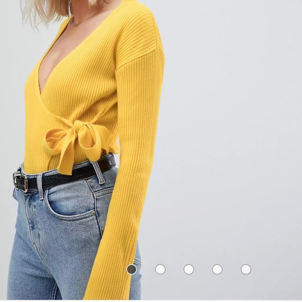 ASOS wrap sweater - Picture 2 of 10
